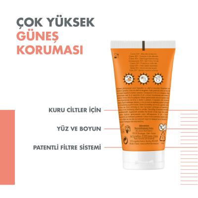 Sunscreen Beauty Care Bag fragrance-free SPF50+ orange tube, water-resistant for dry skin on Tampa Home & Garden Store