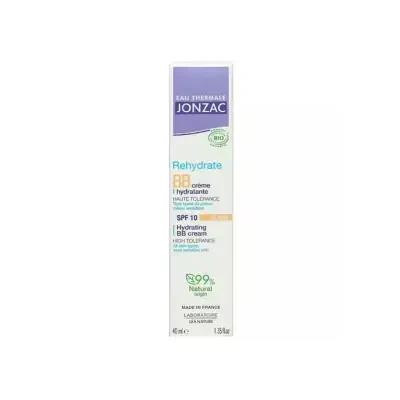 BB cream foundation box Jonzac Rehydrate SPF10+ by Beauty Care Bag purple/white packaging on Tampa Home & Garden Store