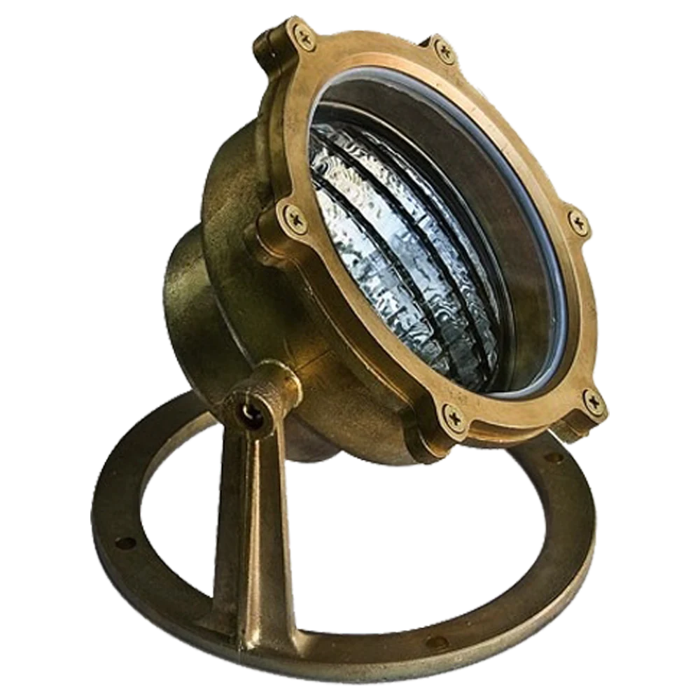ULB02 Cast Brass PAR36 LED Low Voltage Underwater Pond Light IP68 Waterproof