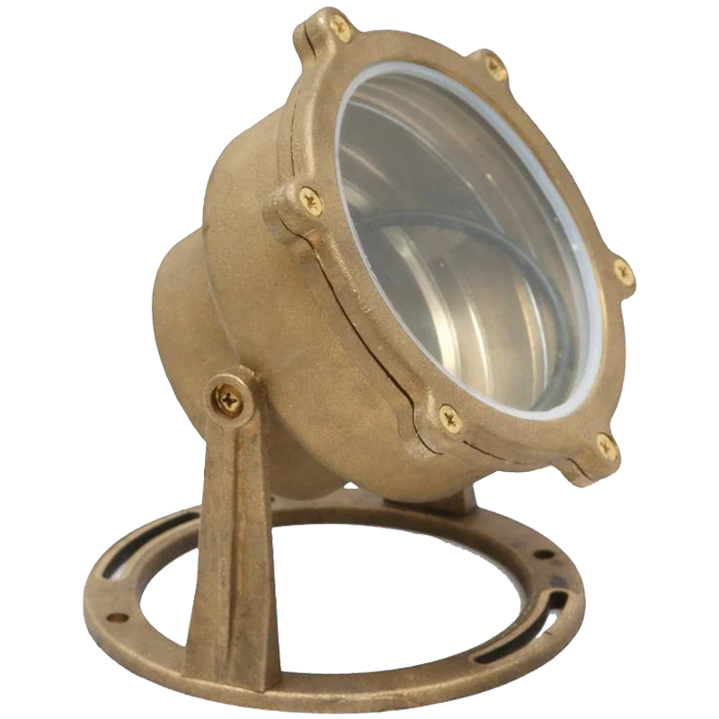 ULB02 Cast Brass PAR36 LED Low Voltage Underwater Pond Light IP68 Waterproof