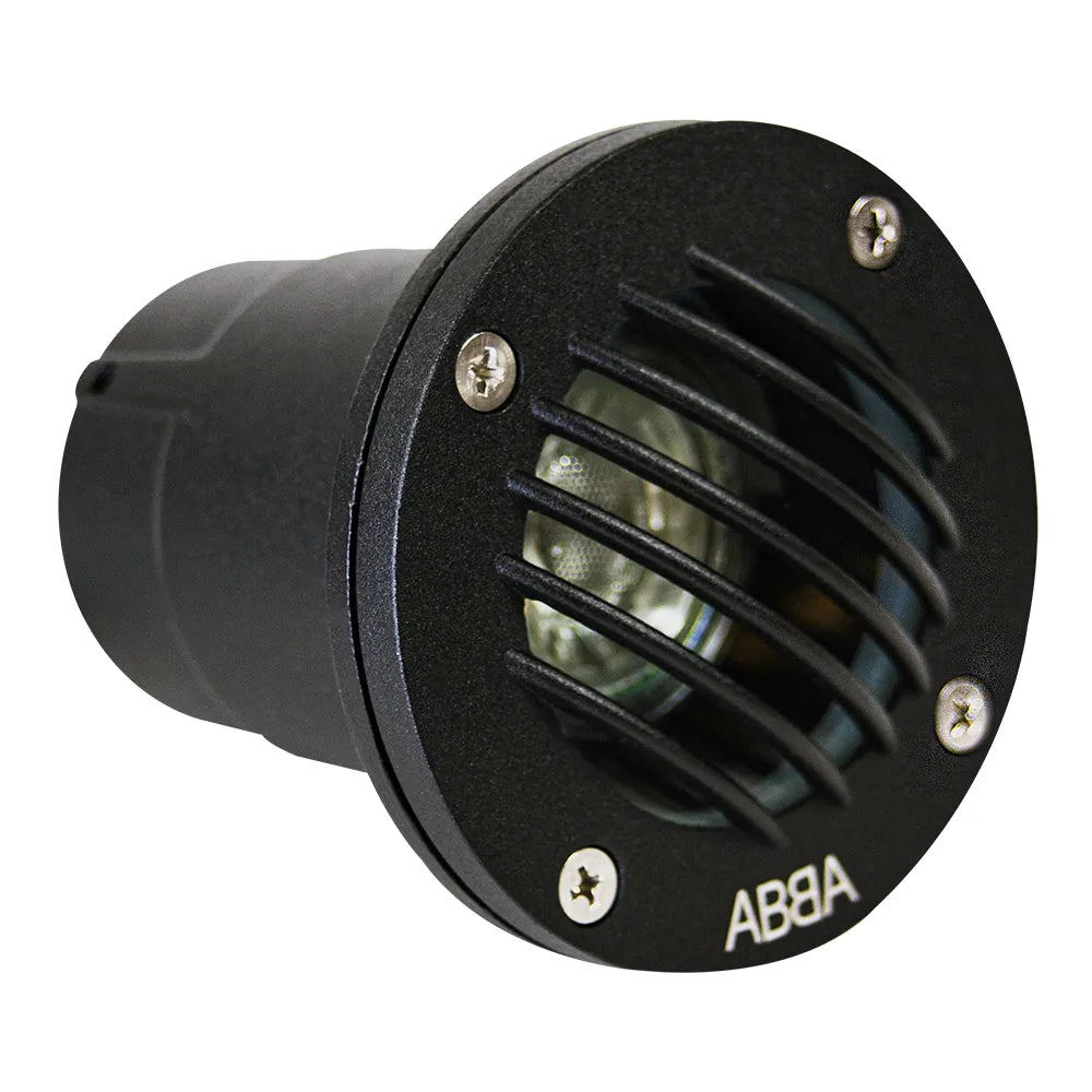 UNA06 Cast Aluminum Low Voltage Round Grill LED In-ground Well Light IP65 Waterproof