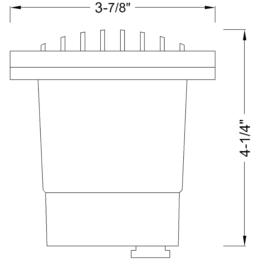 UNA06 – gril rond basse tension en fonte d'aluminium, éclairage de puits enterré à LED, étanche IP65