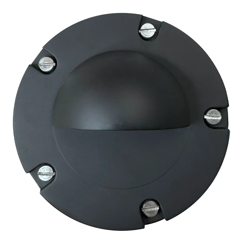 UNB02 Cast Brass Low Voltage Half Moon Round LED In-ground Well Light IP65 Waterproof
