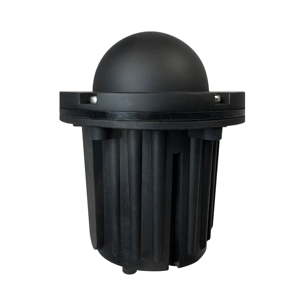 UNB02 Cast Brass Low Voltage Half Moon Round LED In-ground Well Light IP65 Waterproof