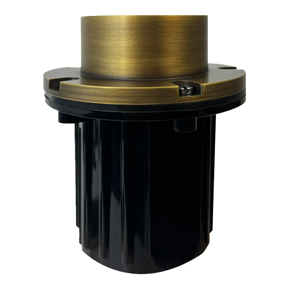Foco empotrable de LED de bajo voltaje y latón fundido UNB03, resistente al agua IP65