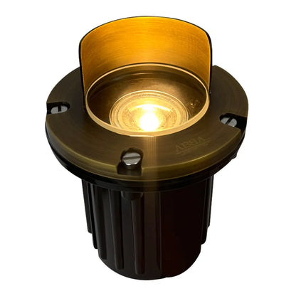 Foco empotrable de LED de bajo voltaje y latón fundido UNB03, resistente al agua IP65