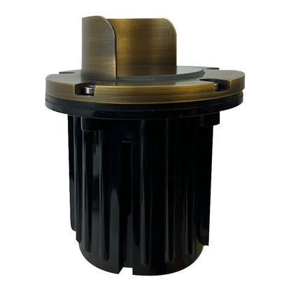 Foco empotrable de LED de bajo voltaje y latón fundido UNB03, resistente al agua IP65