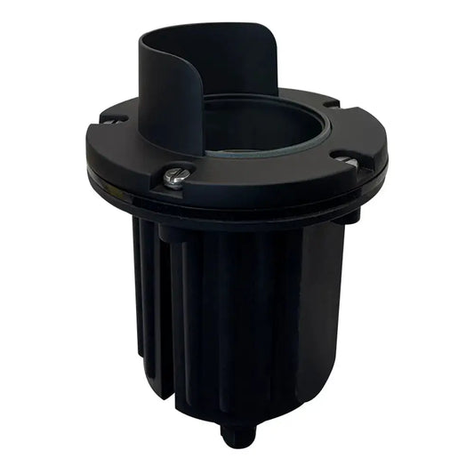 Unb03 cast brass low voltage LED inground light, black finish for underground lighting on Tampa Home & Garden Store