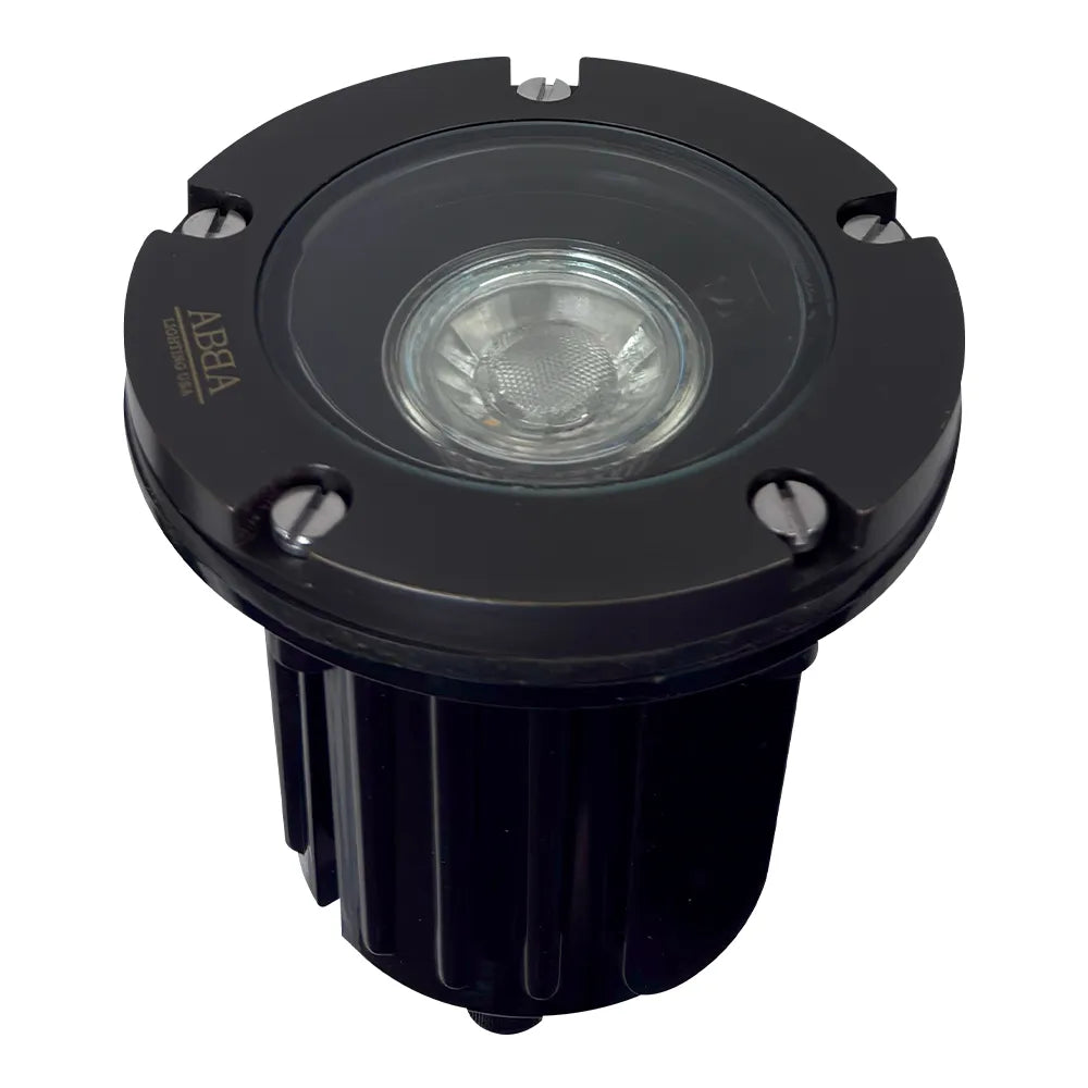 UNB04 Cast Brass Low Voltage Round LED In-Ground Well Light IP65 Waterproof - Tampa Home & Garden Store