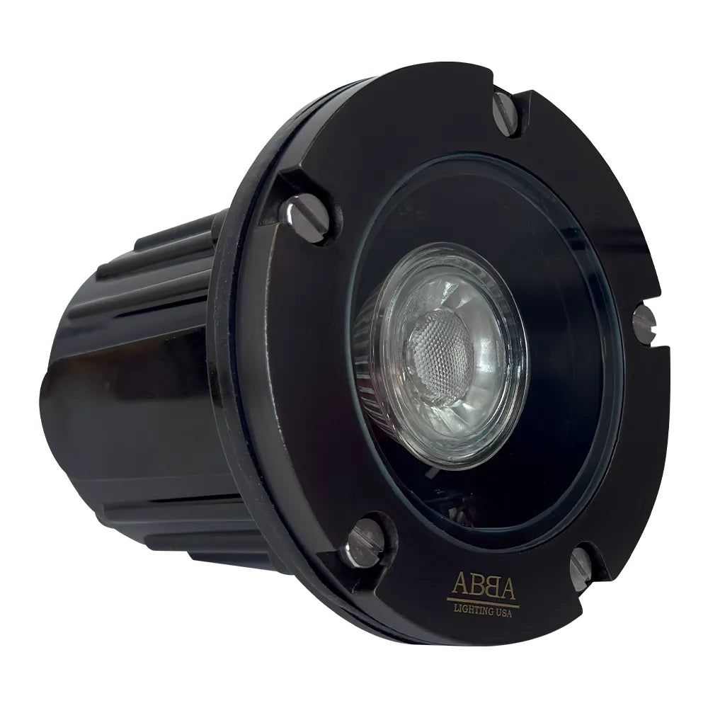 UNB04 Cast Brass Low Voltage Round LED In-Ground Well Light IP65 Waterproof - Tampa Home & Garden Store