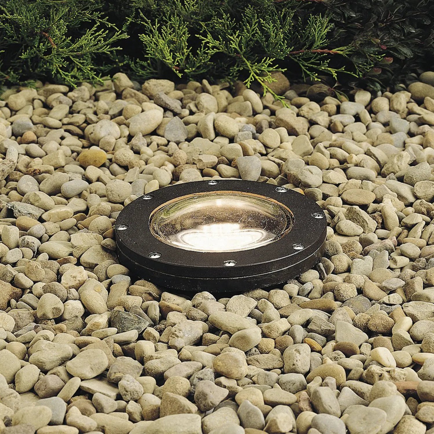 UNB04 Cast Brass Low Voltage Round LED In-Ground Well Light IP65 Waterproof - Tampa Home & Garden Store
