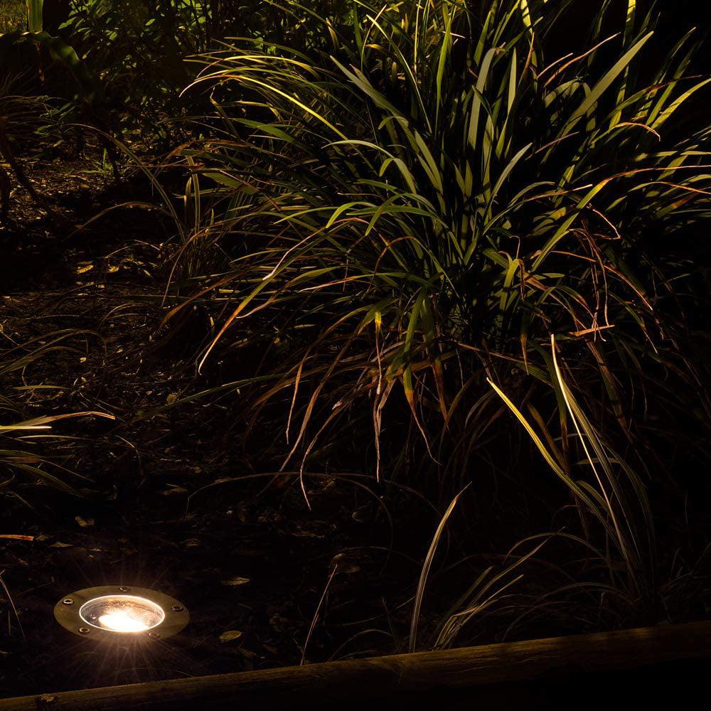 UNB04 Cast Brass Low Voltage Round LED In-Ground Well Light IP65 Waterproof - Tampa Home & Garden Store