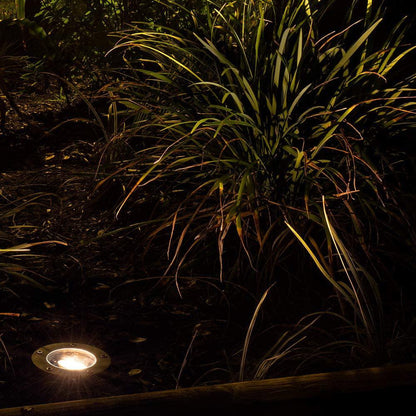 UNB04 Cast Brass Low Voltage Round LED In-Ground Well Light IP65 Waterproof - Tampa Home & Garden Store