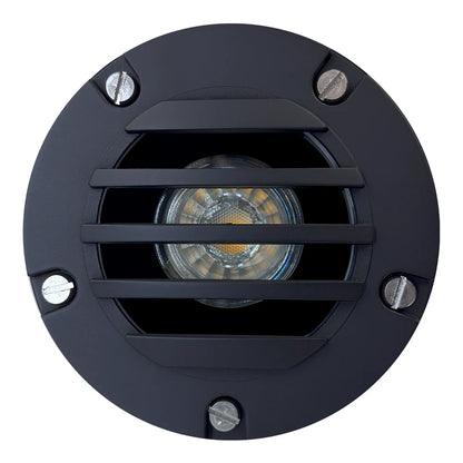 UNB06 Cast Brass Low Voltage Round Grill LED In-Ground Well Light IP65 Waterproof