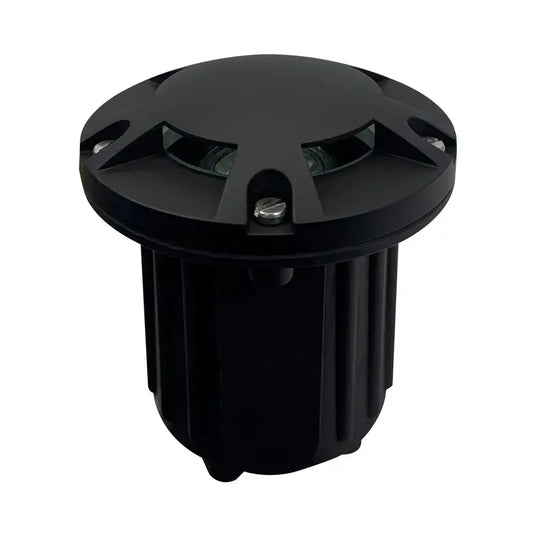 UNB07 Cast Brass Low Voltage Round Multi-Directional LED In-ground Well Light IP65 Waterproof - Tampa Home & Garden Store