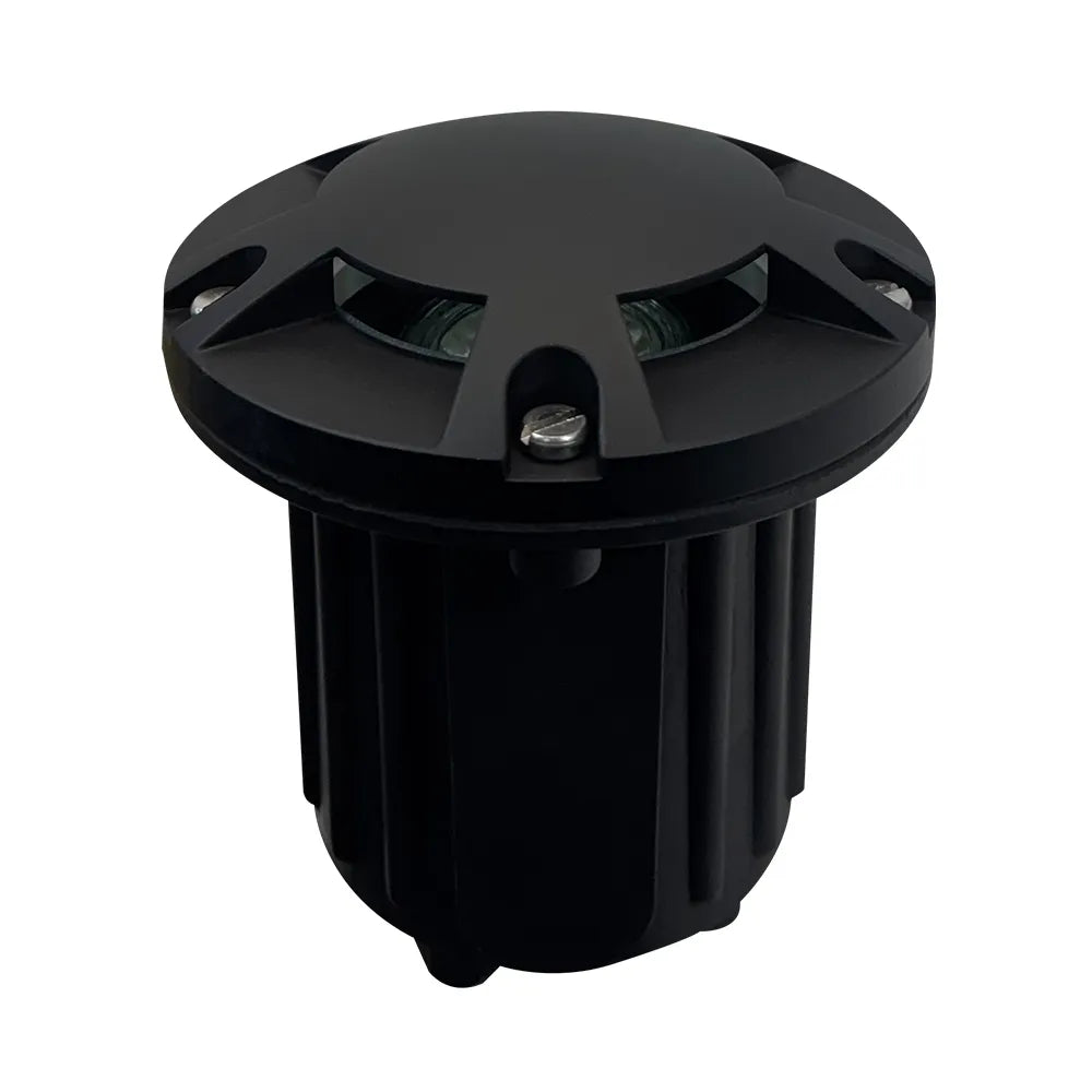 UNB07 Lampe de puits enterrée ronde multidirectionnelle à basse tension en laiton moulé IP65 étanche