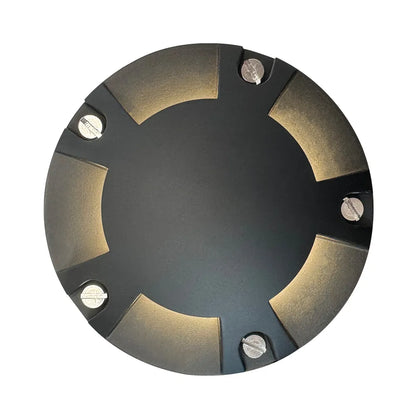 UNB07 Lampe de puits enterrée ronde multidirectionnelle à basse tension en laiton moulé IP65 étanche