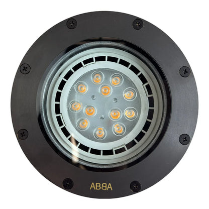 Lumière de puits enterrée commerciale PAR36 LED, basse tension en laiton moulé UNB08, étanche IP65