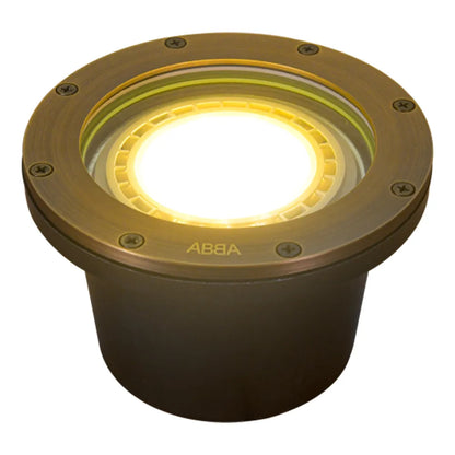 Lumière de puits enterrée commerciale PAR36 LED, basse tension en laiton moulé UNB08, étanche IP65