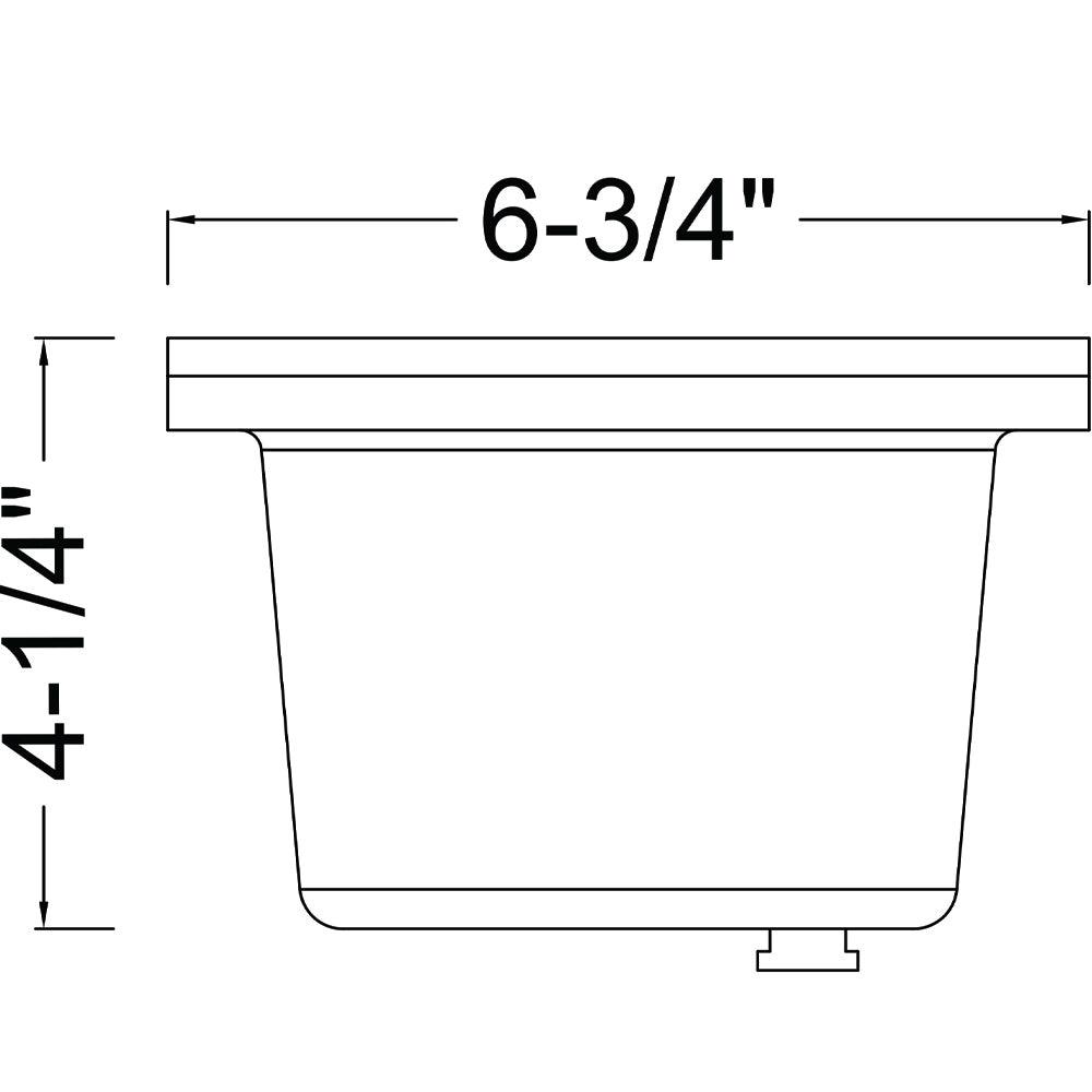 Lumière de puits enterrée commerciale PAR36 LED, basse tension en laiton moulé UNB08, étanche IP65