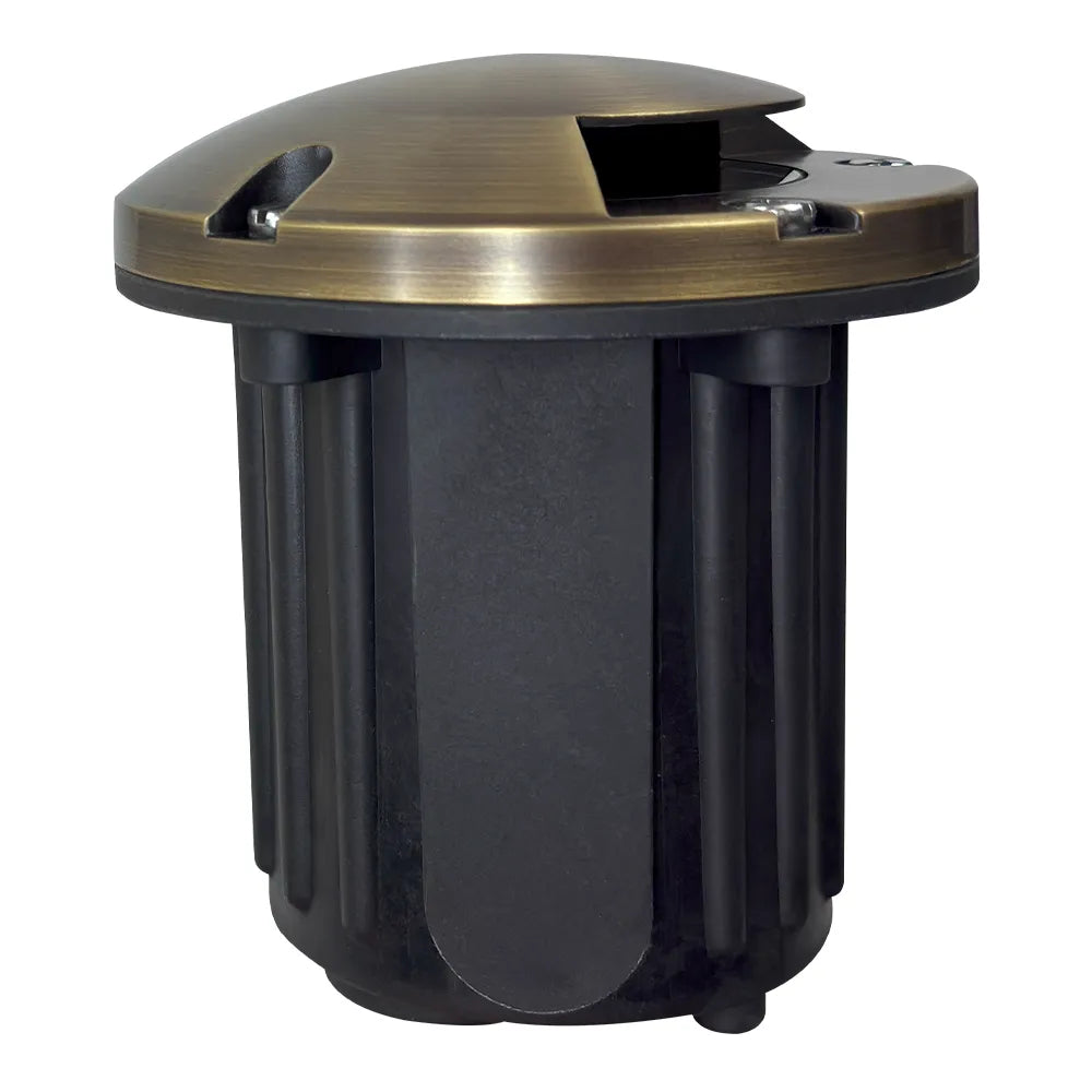 UNB09 Cast Brass Round Mono-Directional Low Voltage LED In-ground Light