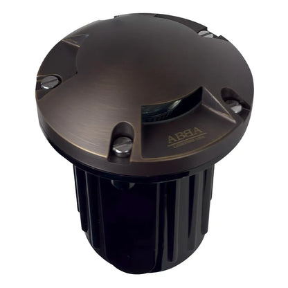 Foco LED de bajo voltaje tridireccional redondo de latón fundido UNB11