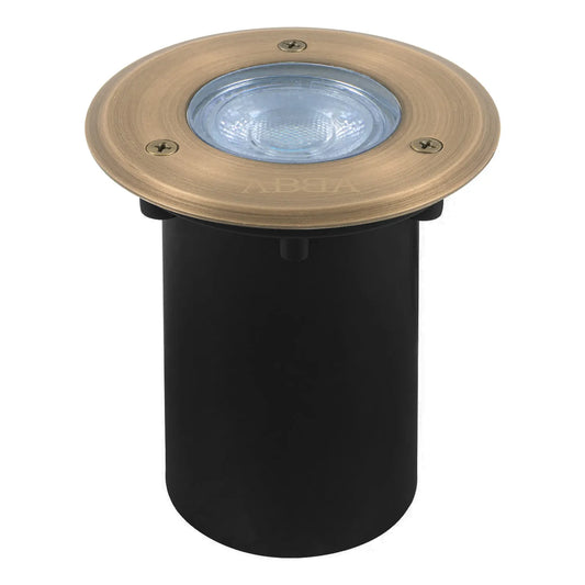 UNB12 Cast Brass Low Voltage Round LED In-ground Well Light IP65 Waterproof
