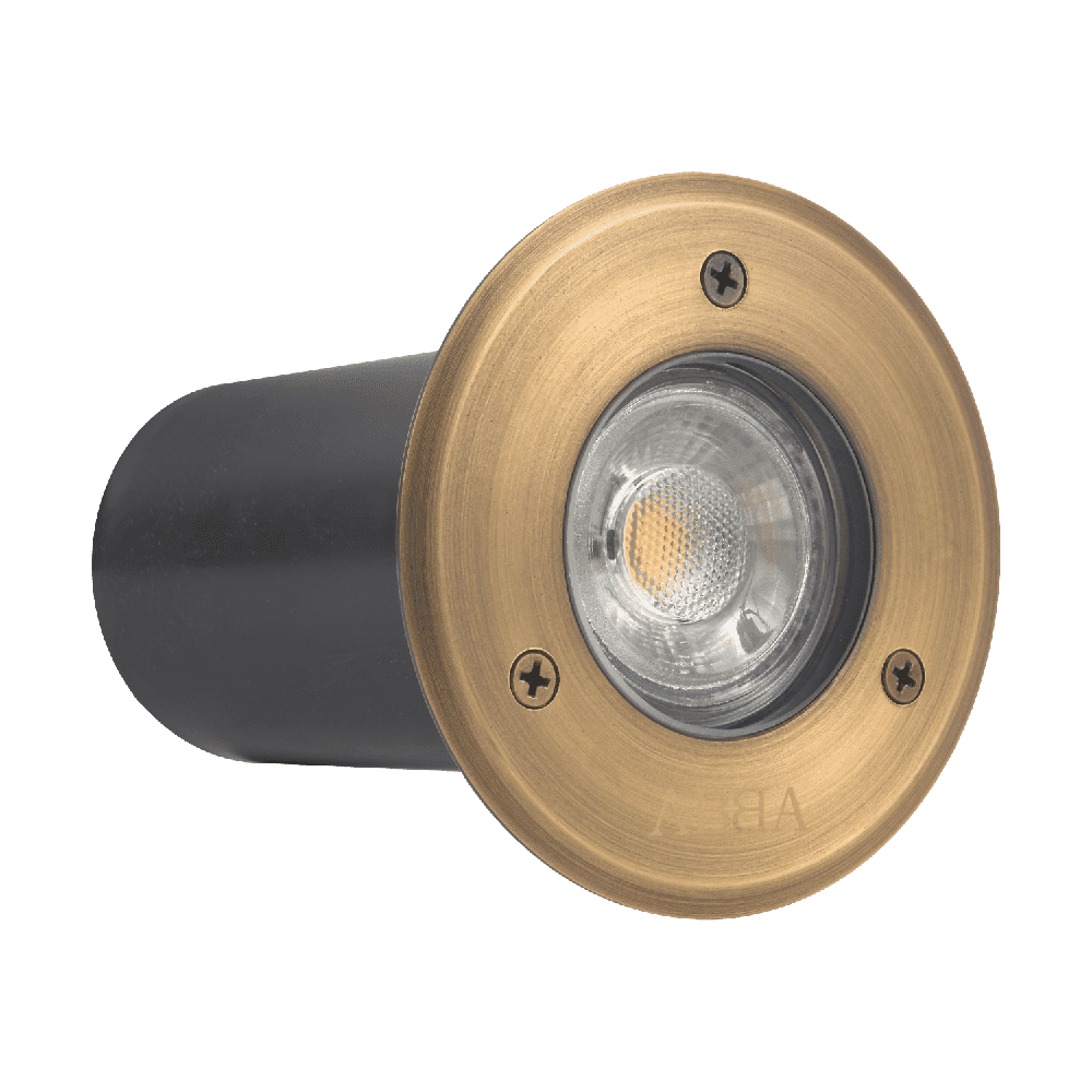 UNB12 Cast Brass Low Voltage Round LED In-ground Well Light IP65 Waterproof