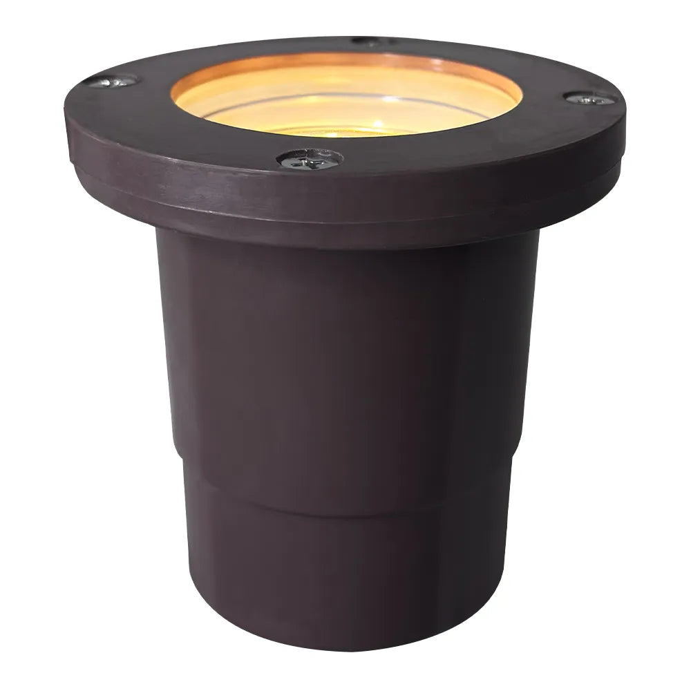 UNF07 – lampe LED ronde basse tension en fibre de verre, étanche IP65, pour puits souterrains