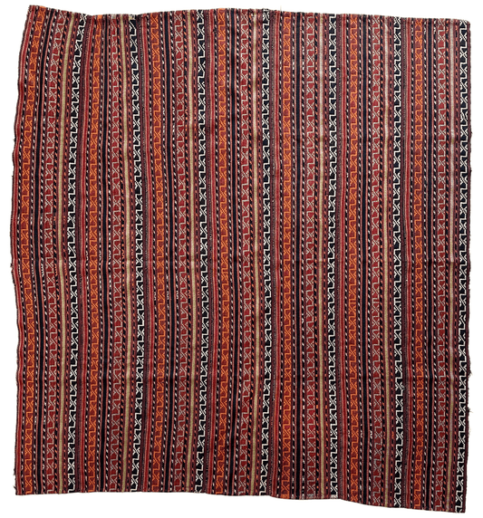 UNIQUE Antique Square Azerbijani Shahsavan Jajim Rug 6’4” x 6’8” - Tampa Home & Garden Store