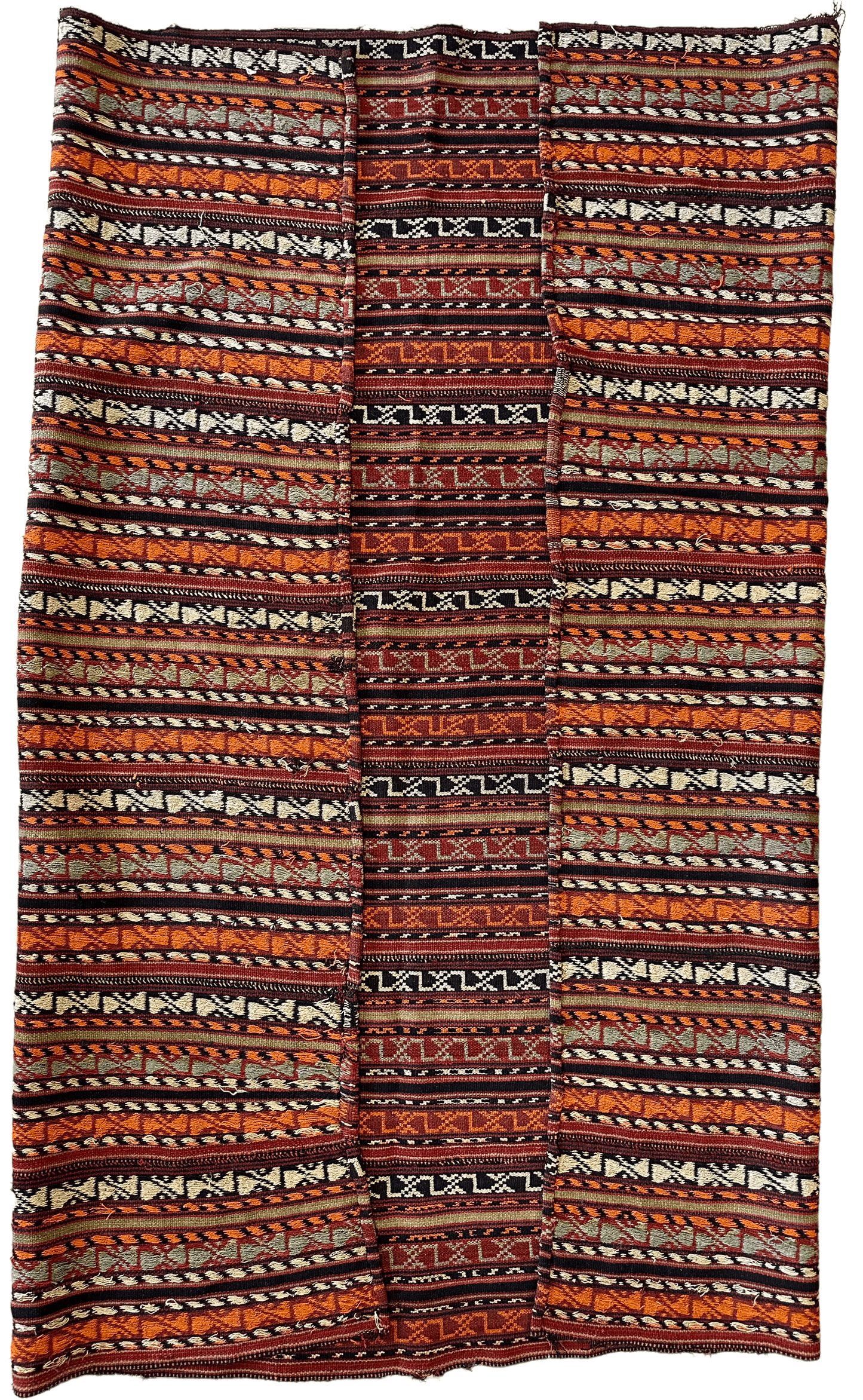 UNIQUE Antique Square Azerbijani Shahsavan Jajim Rug 6’4” x 6’8” - Tampa Home & Garden Store