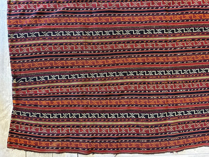 UNIQUE Antique Square Azerbijani Shahsavan Jajim Rug 6’4” x 6’8” - Tampa Home & Garden Store