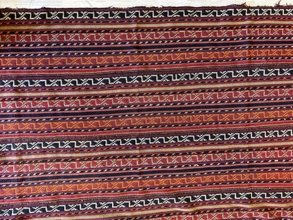 UNIQUE Antique Square Azerbijani Shahsavan Jajim Rug 6’4” x 6’8” - Tampa Home & Garden Store