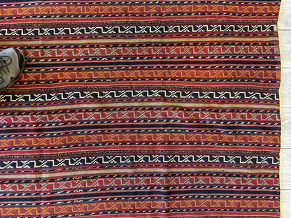 UNIQUE Antique Square Azerbijani Shahsavan Jajim Rug 6’4” x 6’8” - Tampa Home & Garden Store