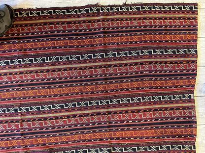 UNIQUE Antique Square Azerbijani Shahsavan Jajim Rug 6’4” x 6’8” - Tampa Home & Garden Store