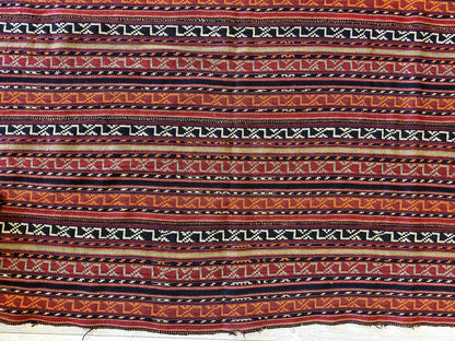UNIQUE Antique Square Azerbijani Shahsavan Jajim Rug 6’4” x 6’8” - Tampa Home & Garden Store