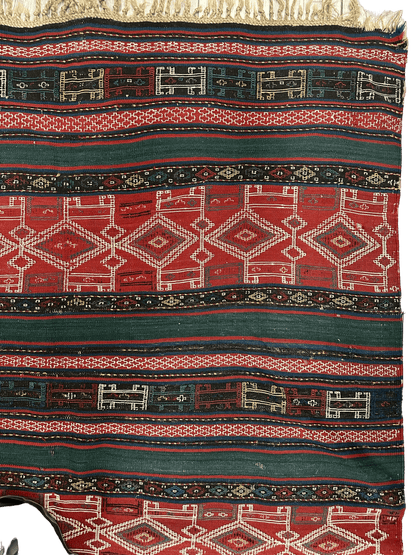 UNIQUE (collectors special) Antique Caucasian Verneh Rug 5’4” x 8’ - Tampa Home & Garden Store