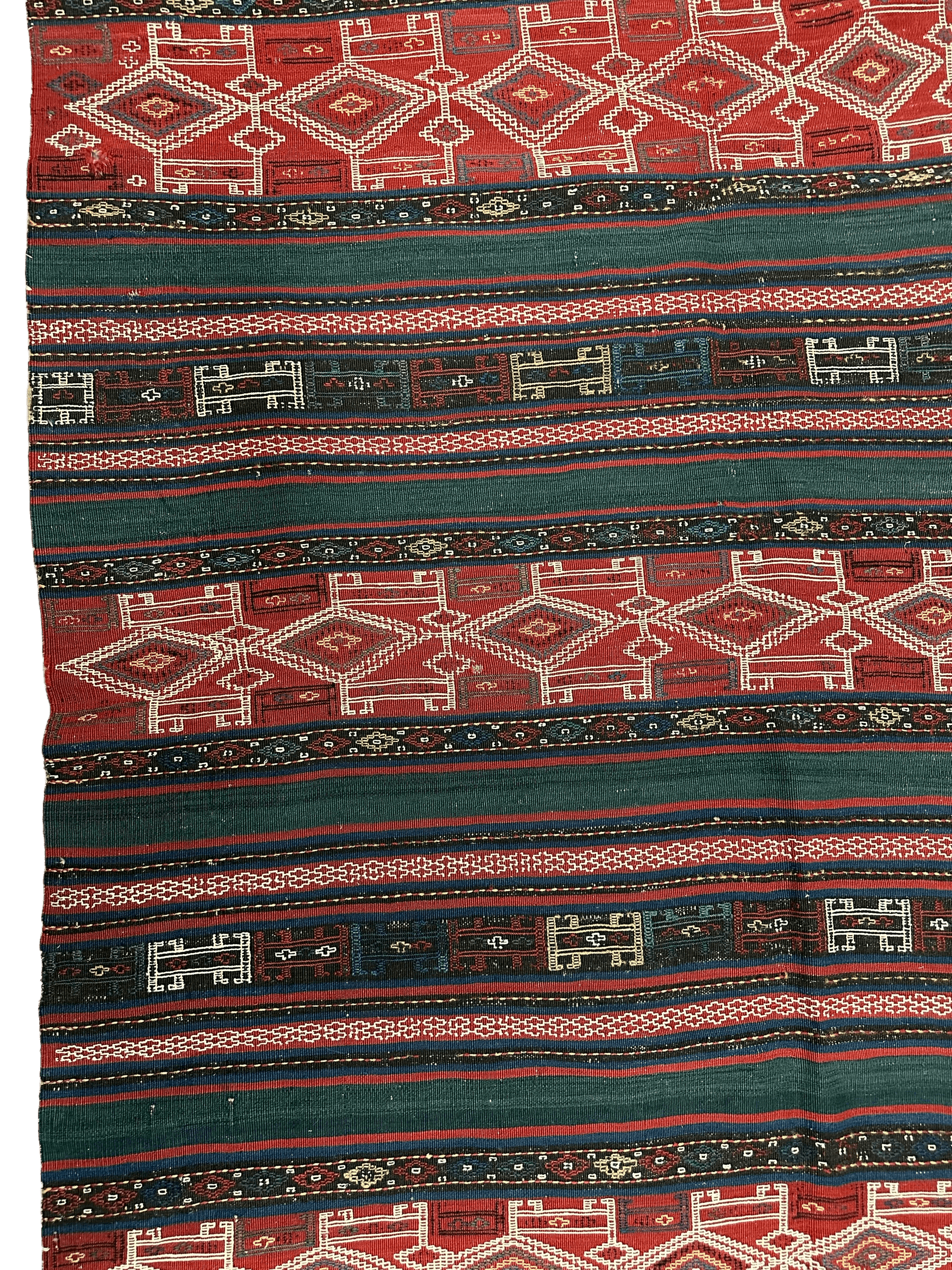UNIQUE (collectors special) Antique Caucasian Verneh Rug 5’4” x 8’ - Tampa Home & Garden Store