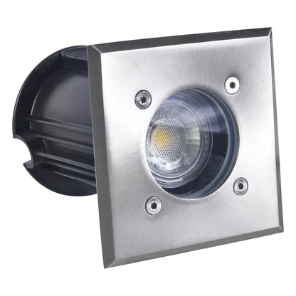 UNS01 basse tension LED puits souterrain lumière carrée en acier inoxydable éclairage paysager étanche
