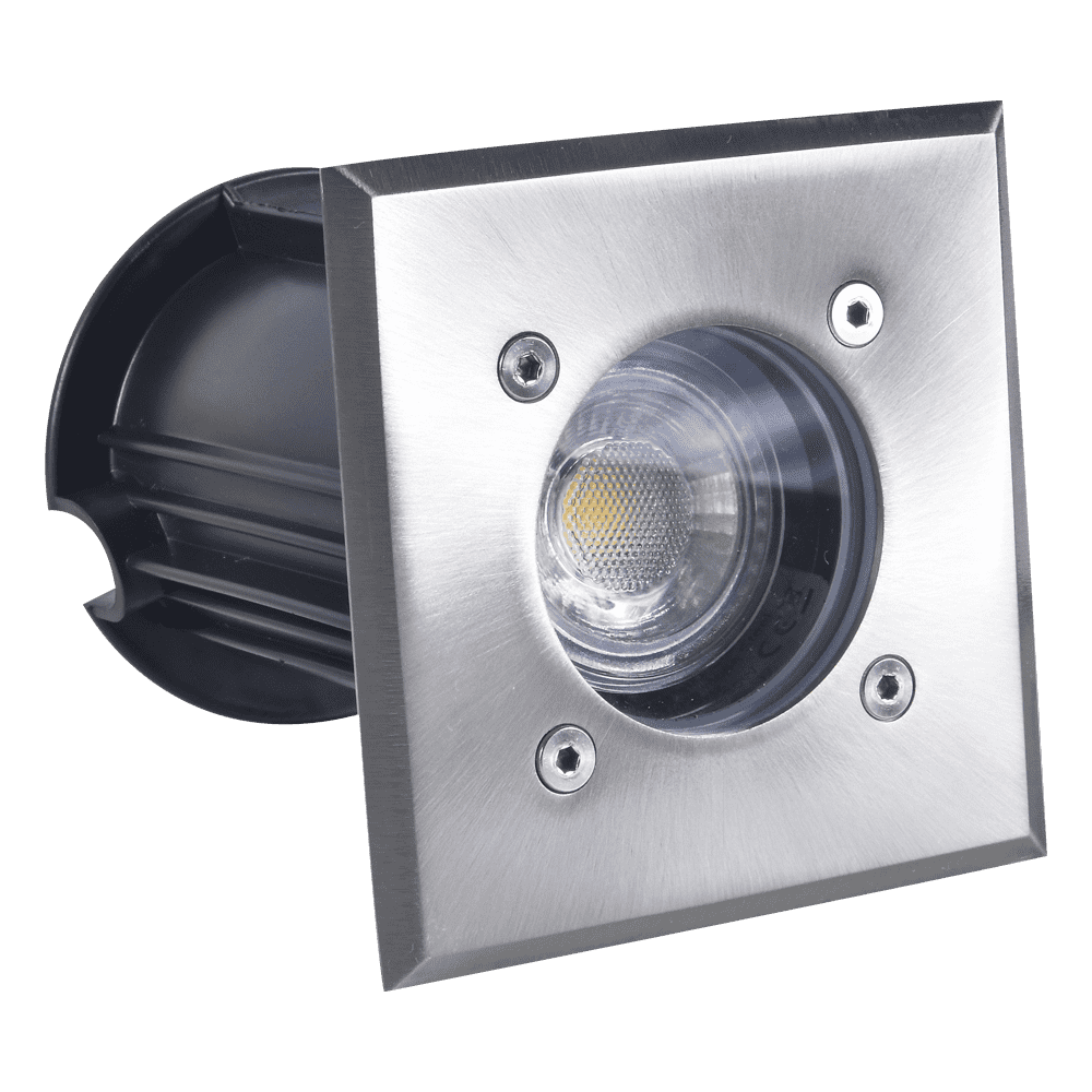 UNS01 Low Voltage LED In-Ground Well Light Square Stainless Steel Landscape Lighting Waterproof