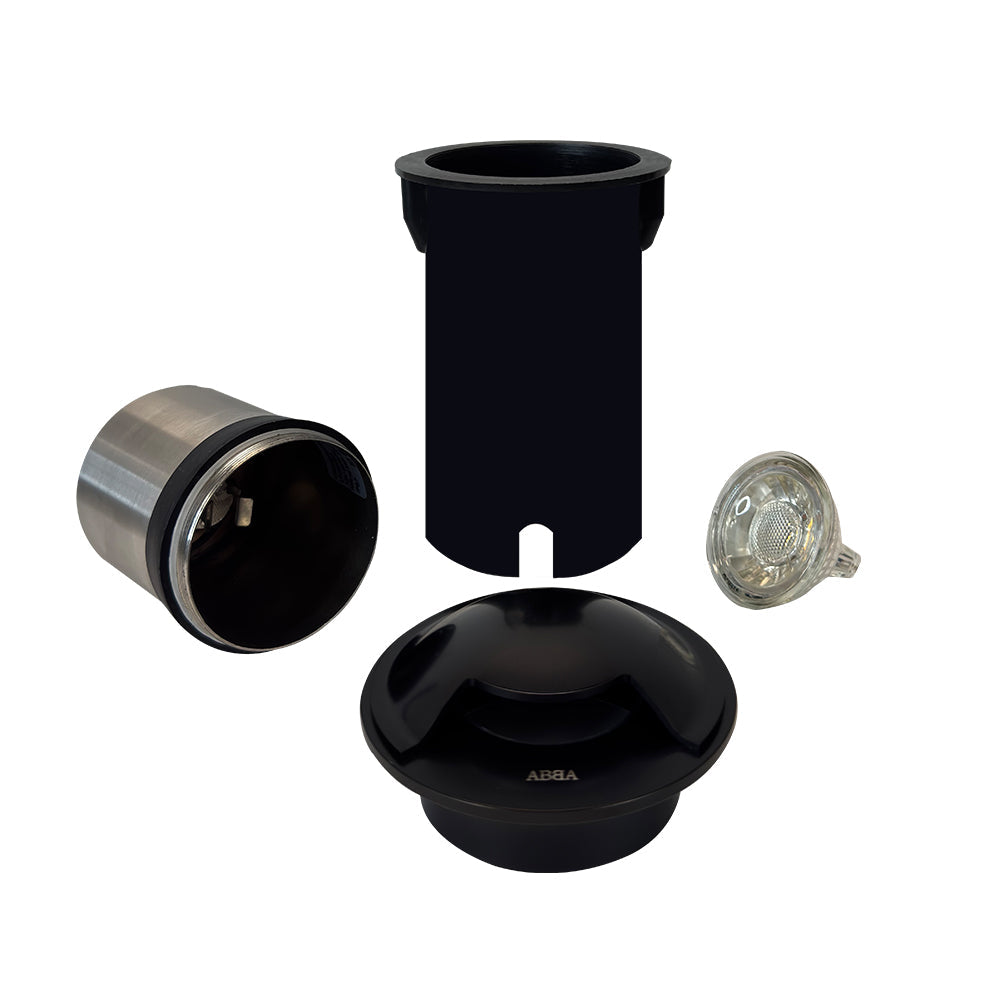 UNS03 Stainless Steel Mono Directional One Slit In-Ground Low Voltage LED In Ground Landscape Lighting