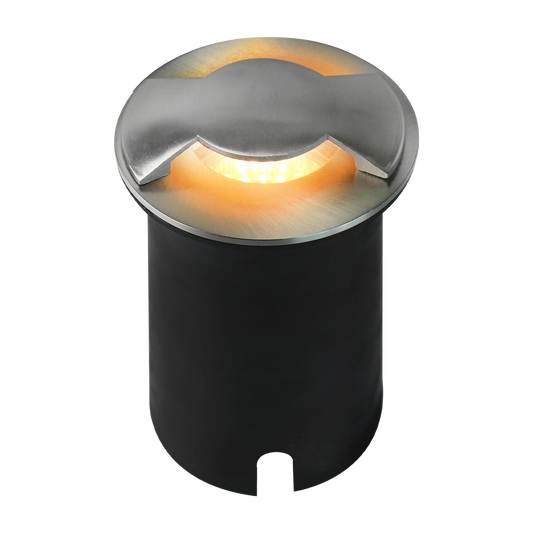 UNS04 Stainless Steel Bi Directional Two Slit In-Ground Low Voltage LED In Ground Landscape Lighting - Tampa soil911.com
