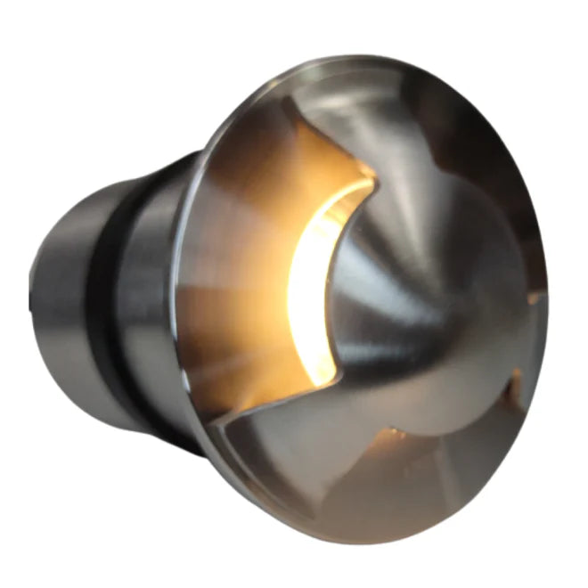 UNS05 Stainless Steel Tri Directional Three Slit In-Ground Low Voltage LED In Ground Landscape Lighting - Tampa Home & Garden Store