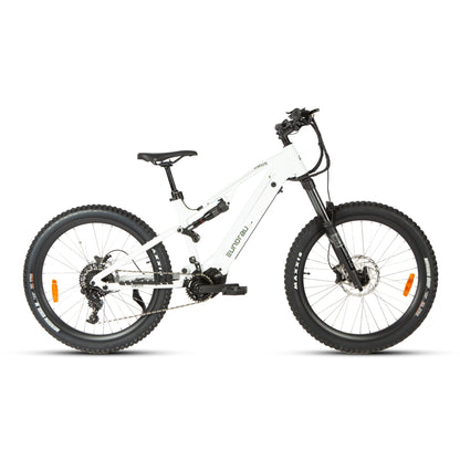 URUS 2.0 electric bike white frame with front suspension by EUNORAU E-BIKE US on Tampa Home & Garden Store