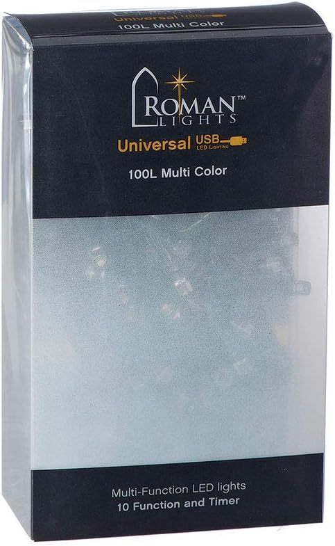 USB powered 100 LED (26 foot) Green Wire Multifunction Lights with Timer - Multicolor - Tampa Home & Garden Store