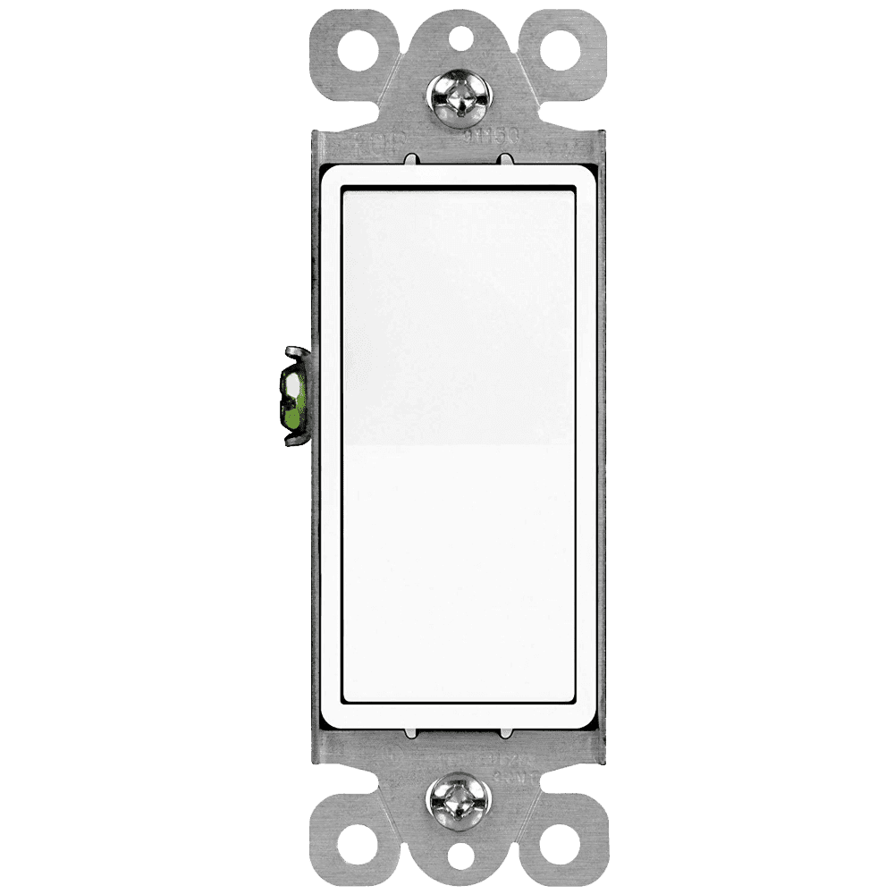 USE Momentary Contact Decorator Switch Single Pole 15A 120-277V  - White - Tampa soil911.com