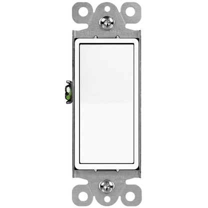 USE Momentary Contact Decorator Switch Single Pole 15A 120-277V  - White - Tampa soil911.com