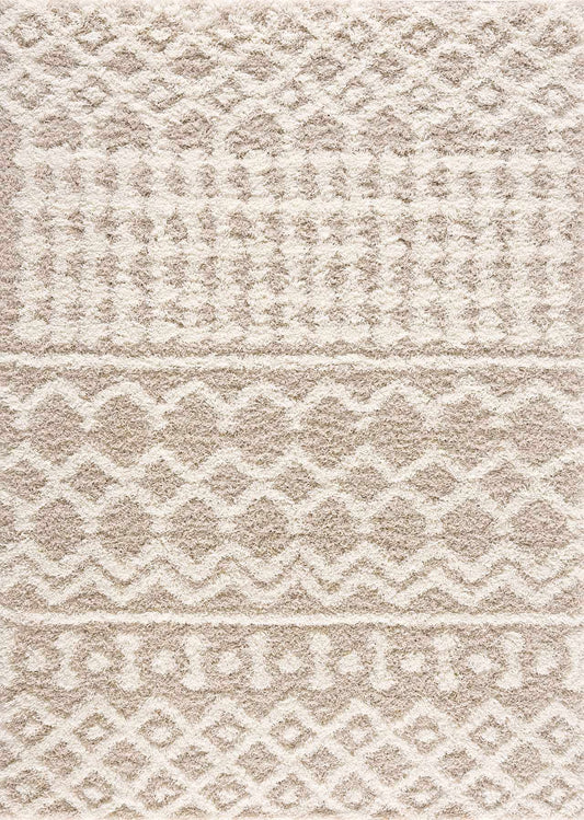 Tapis Prompton en peluche crème