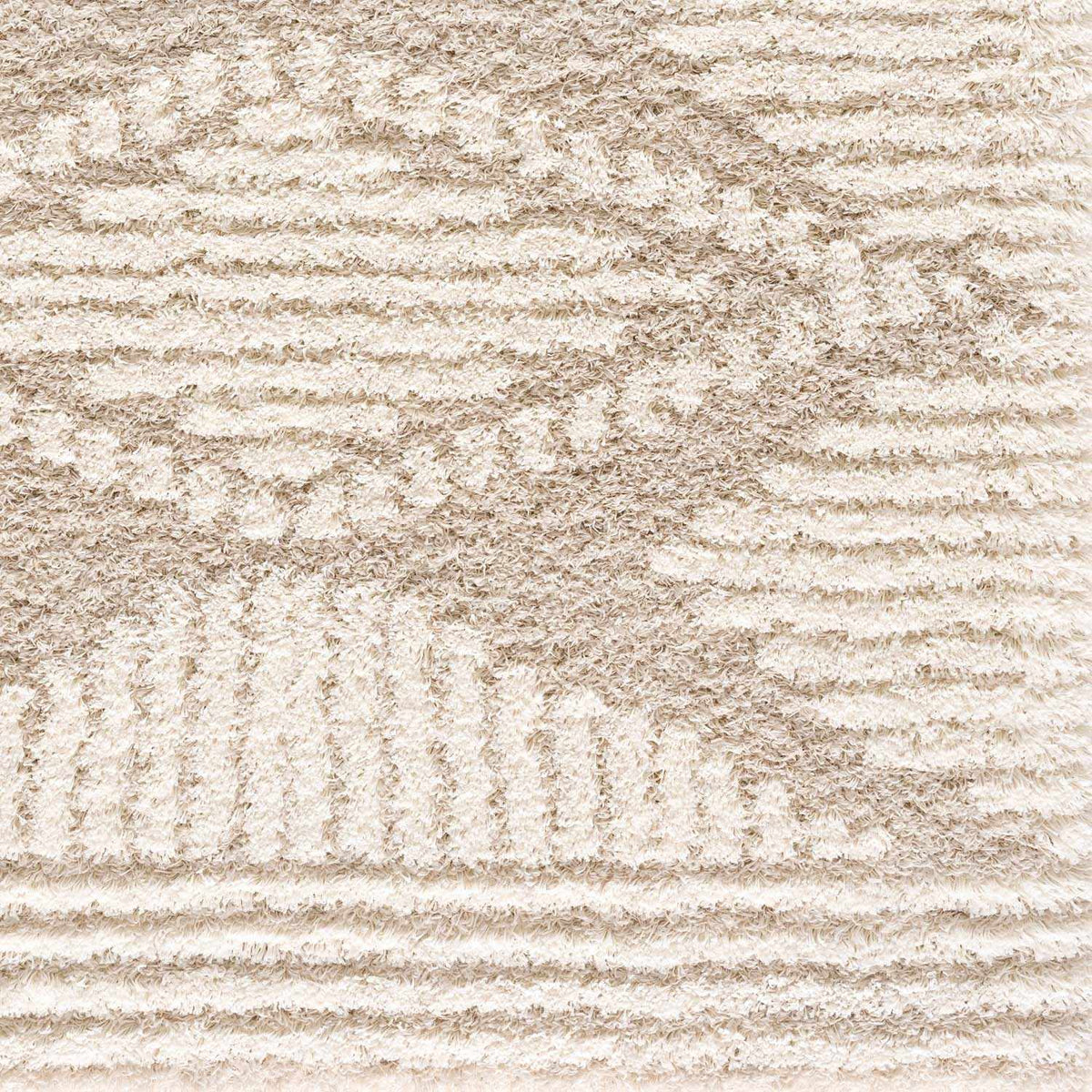 Igor Shag Area Rug beige shag pile Boutique Rugs on Tampa Home & Garden Store