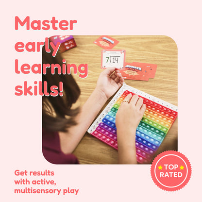 2nd Grade Classroom Bundle educational toy by The Fidget Games featuring rainbow abacus cards on Tampa Home & Garden Store